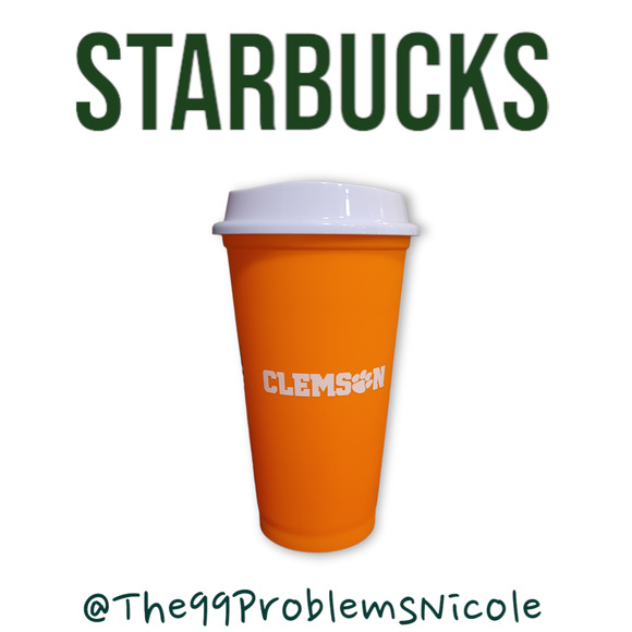 Starbucks Campus Collection Clemson Reusable Hot Cup - Picture 2 of 7